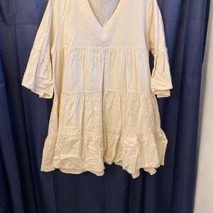 Elegant Cream Women's Top